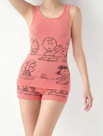 スロギー Warmer SNOOPY G083 ニットパンツ