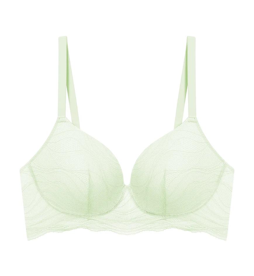 Triumph Áo Lót Style Airy Không Gọng Mút Mỏng - Thân Thiện Môi Trường - Sweet green - Không gọng