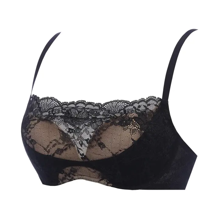 【SALE】ワンダーメイクマシュマロタッチ ブラジャー ミスティックロマンス, ブラック, product image number 2