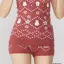 【SALE】スロギー ミッフィーコラボ あったか ニットパンツ, レッド, model image number 3