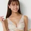 【SALE】雲ふわりブラ ブラジャー ダマスクブーケ, ホワイト, model image number 0