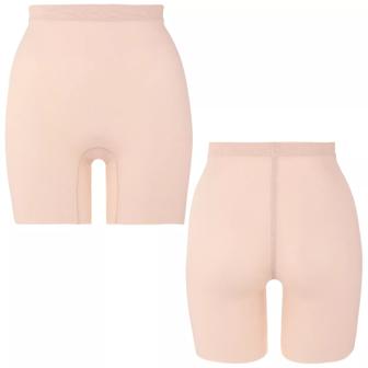 【SALE】楽らく係496 1分丈ガードル［ソフト］, ベージュ, product image number 1