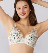 【SALE】天使のブラ スリムライン632 ブラジャー3, ホワイト, model image number 0