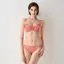 【WEB限定】美胸ソフトブラ クラッシーペタルズ ブラ＆ショーツセット【一部カラーSALE】, オレンジ, model image number 2