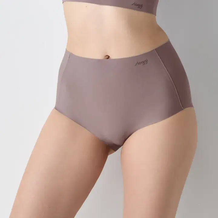 【WEB限定】綿混タイプ(スロギーG028)　マキシショーツ, ブラウン, model image number 0