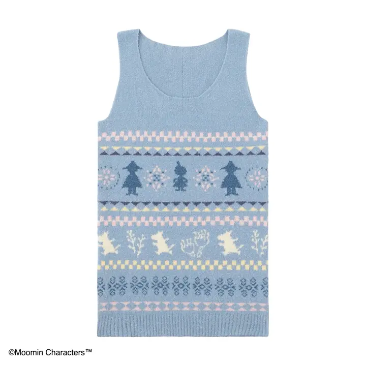 スロギーG073 ムーミン インナートップ, ブルー, product image number 4