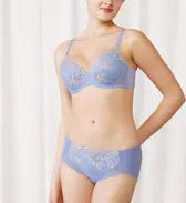 【SALE】トリンプストーリー598 ブラジャー(パッドなし), ブルー, model image number 1