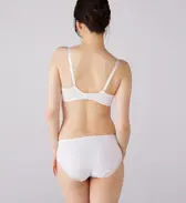 レッドレーベル バイ トリンプ0124 ブラジャー, ホワイト, model image number 4