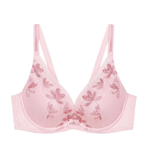 Triumph AQUA ACACIA WIRED PUSH UP DEEP V BRA - Tender pink - Plunge Bra