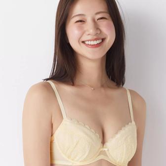 夢みるブラ(R) ライト ブラ＆ショーツセット デイジーシャワー【一部カラーSALE】, , model