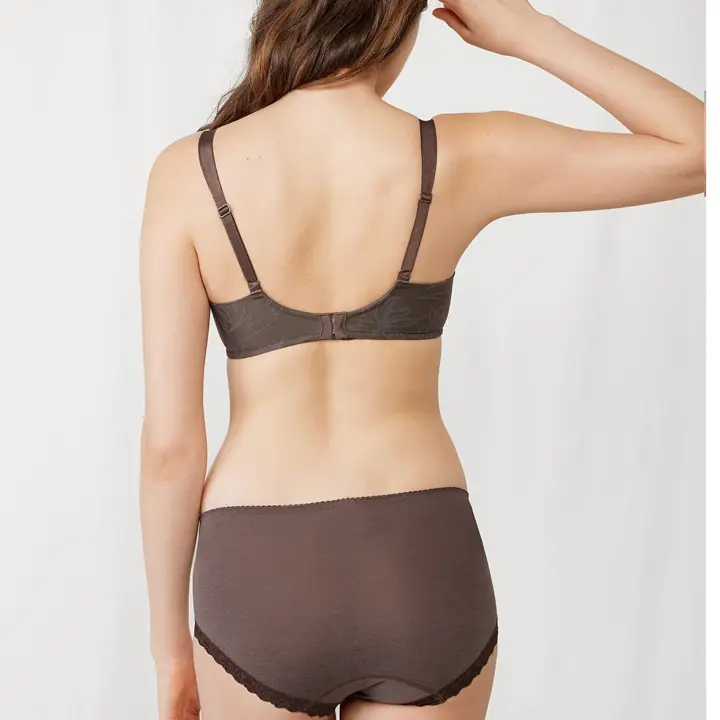 【SALE】トリンプ プレミアム ゴールドレーベル4003 ブラジャー, ブラウン, model image number 3