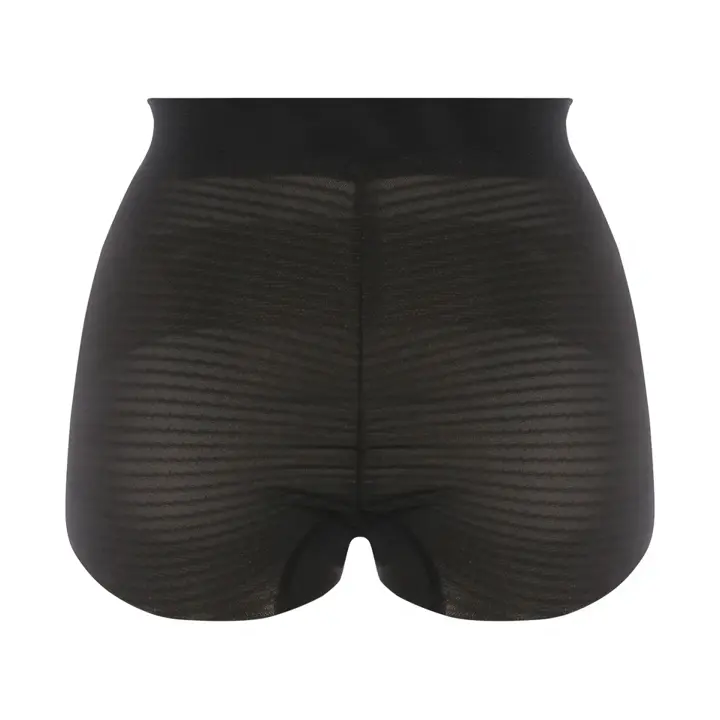 おなかサポート美ラインシェイパー ショートガードル, ブラック, product image number 1