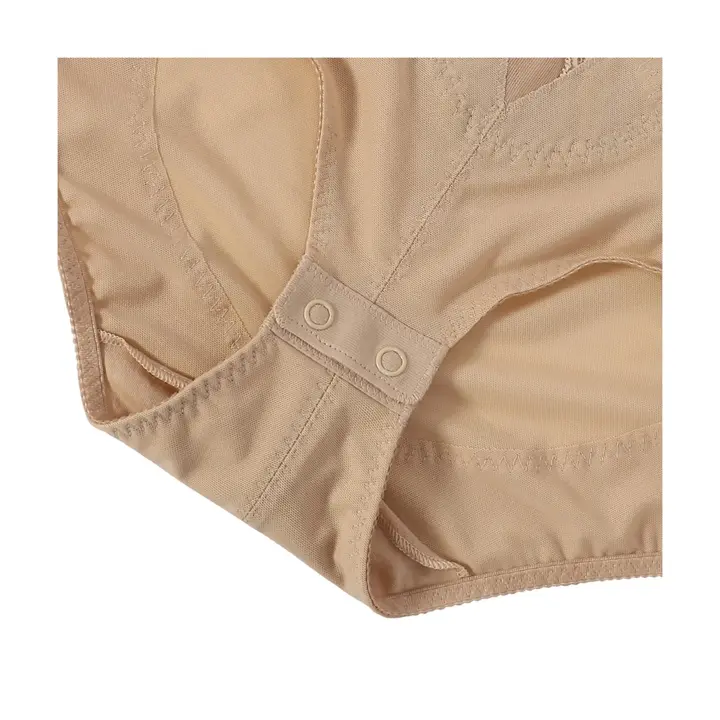 ひきしめ美シルエット ボディスーツ, ベージュ, product image number 4