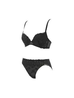 【WEB/アウトレット限定】きゅっと寄せブラ ブラ＆ショーツセット スウィンギングブーケ
