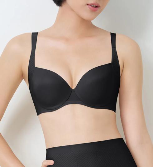 Triumph Body Make Up Illusion Curve Wired Half Cup Padded Bra - Black - Wired