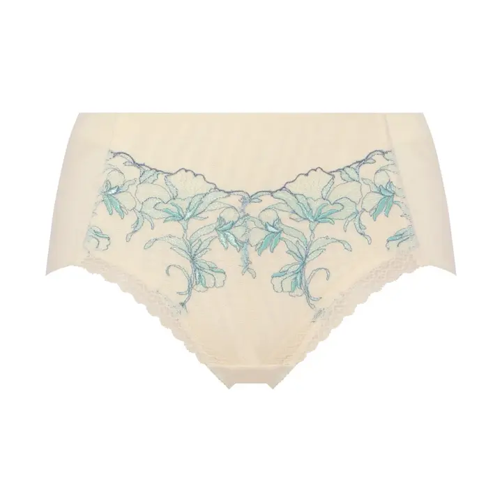 【SALE】天使のブラ スリムライン 極上ライト634 はきこみ深めショーツ, ホワイト, product image number 0