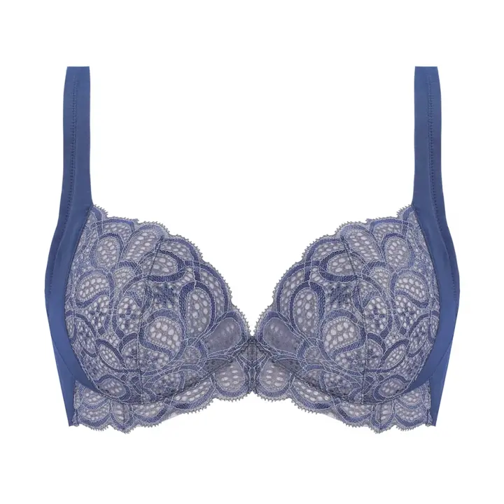 【SALE】癒しのブラ621 ブラジャー, ブルー, product image number 0