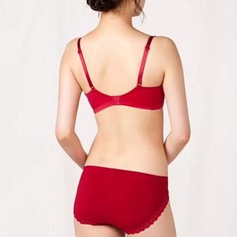 【SALE】天使のブラ(R) スリムライン582 ブラジャー2, レッド, model image number 3