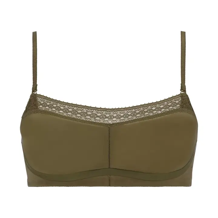 【SALE】エス バイ スロギー サブトル ノンワイヤーブラ, グリーン, product image number 0