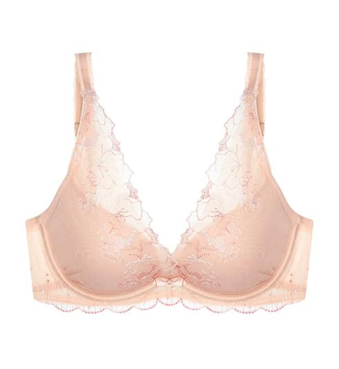 Triumph AQUA YIN YANG DEEP V WIRED PUSH-UP BRA - Soft mauve - Wired