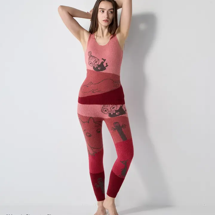 スロギーG073 ムーミン インナートップ, レッド, model image number 2