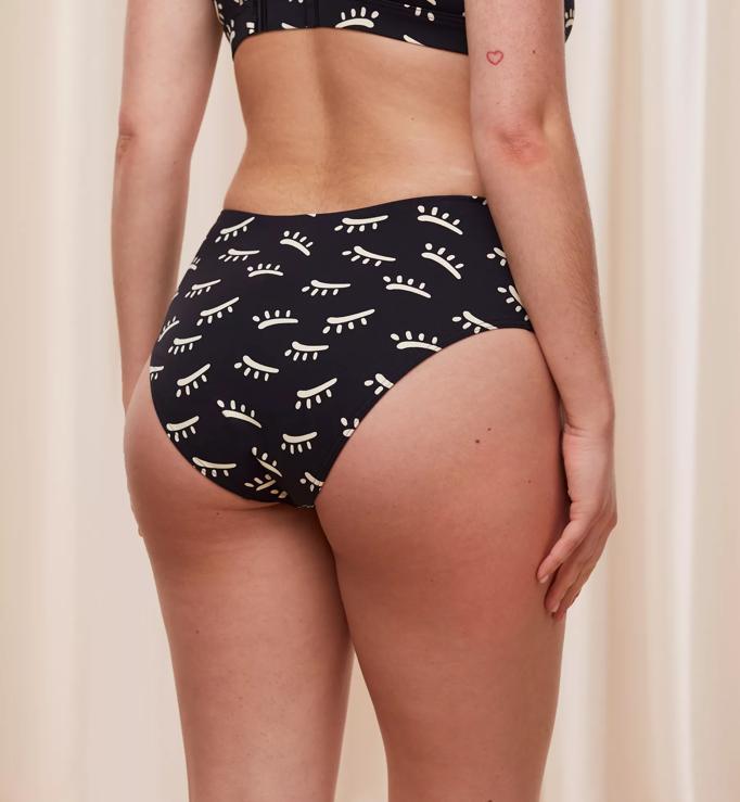 High Waist Bikini Bottom — Summer Leopard