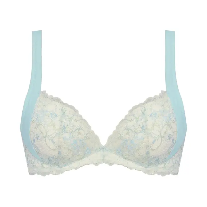 癒しのブラ631 ブラジャー, ブルー, product image number 0