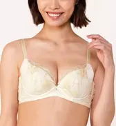 【SALE】天使のブラ(R) スリムライン584 ブラジャー, ホワイト, model image number 0