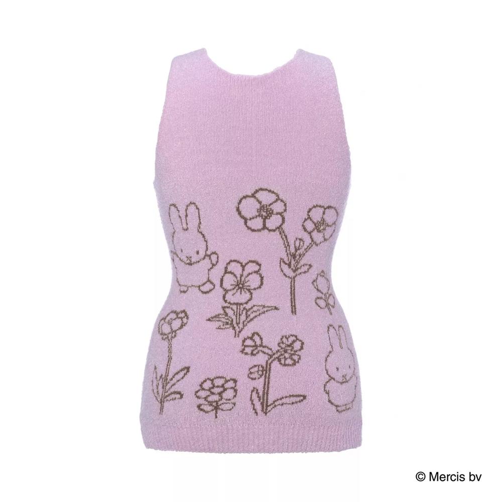スロギー ミッフィーコラボ あったか インナートップ, パープル, product image number 1