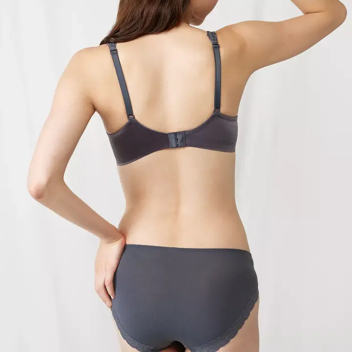 恋するブラ612 ブラジャー【一部カラーSALE】, グレー, model image number 2