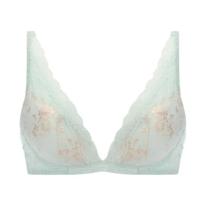 【SALE】雲ふわりブラ ブラジャー ミスティックローズ, グリーン, product image number 0