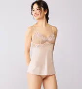 フロラーレ バイ トリンプ614 キャミソール, ピンク, model image number 0