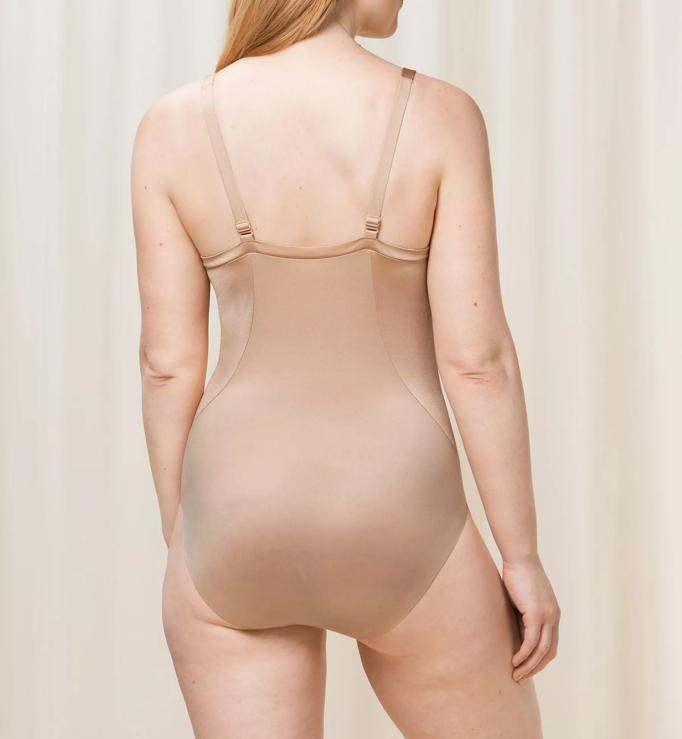 Triumph Body Make-up Soft Touch Wired Seamless Velvety Feel Bodysuit - Nude  (34B)