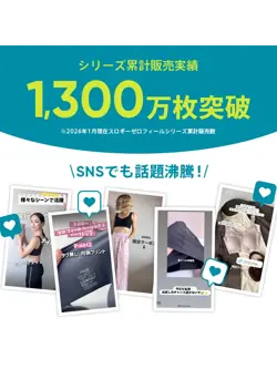 【WEB限定】スロギー ゼロ フィール ベーシック 2 ハーフトップ