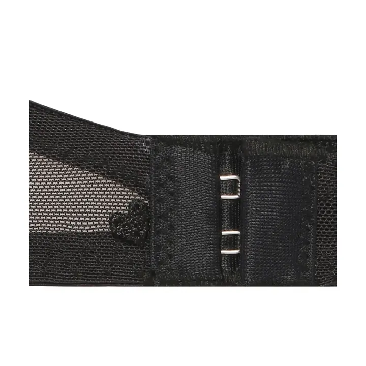 チャーミングラマー スリムライン ブラジャー プレイフルローズ, ブラック, product image number 1