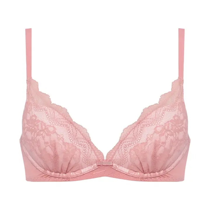 夢みるブラ(R) ノンワイヤー ブラ＆ショーツセット デイジーシャワー【一部カラーSALE】, ピンク, product image number 0