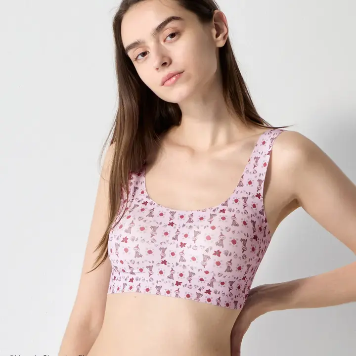 スロギー ゼロフィール ムーミン ハーフトップ, ピンク, model image number 0