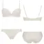 きゅっと寄せブラ ブラ＆ショーツセット デイジーレース【一部カラーSALE】, ホワイト, product image number 6