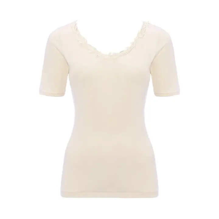 フロラーレ バイ トリンプ906 3分袖トップ, ホワイト, product image number 0