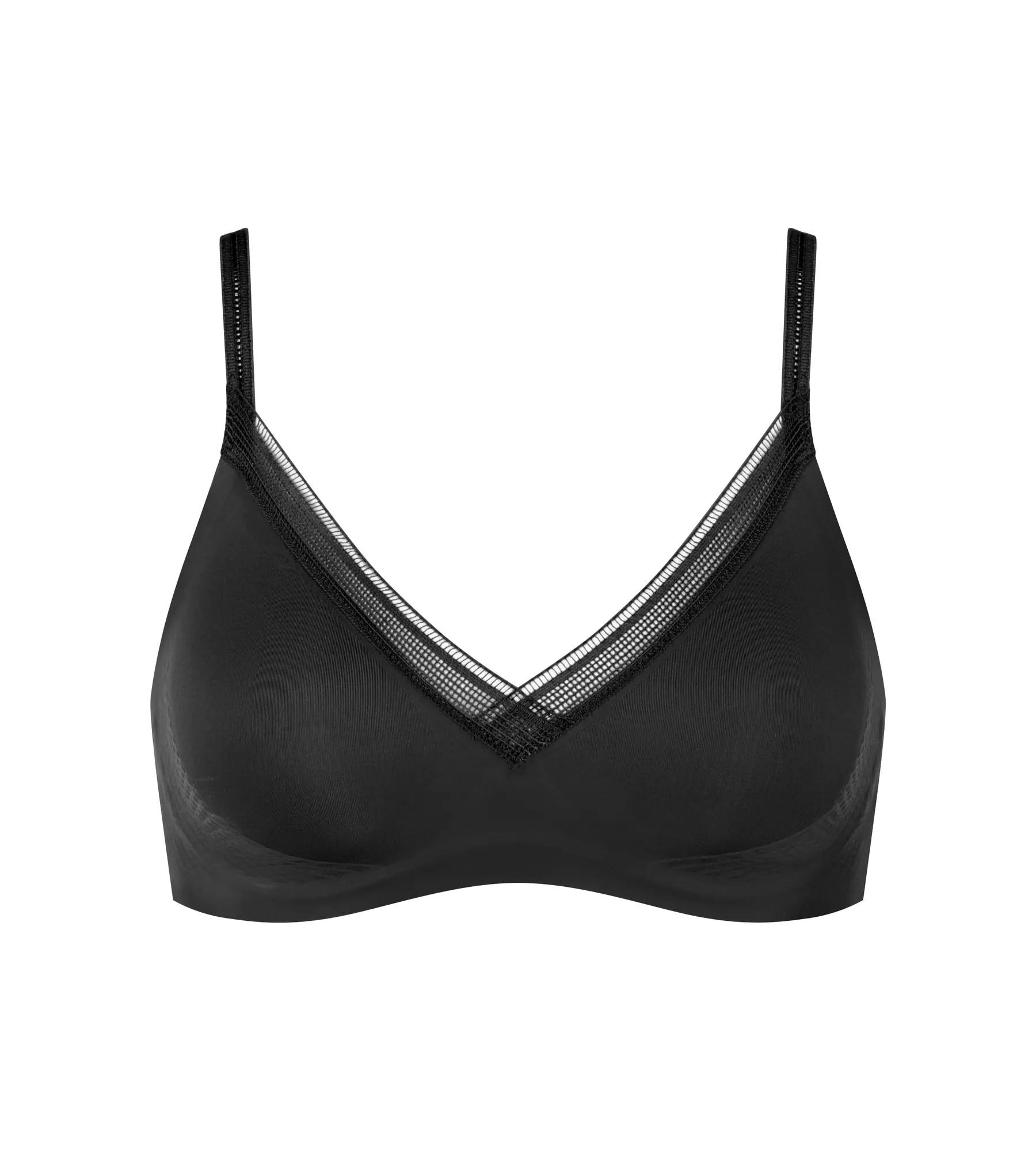 Sloggi Women's Body Adapt Bralette Bra, Black, XL 