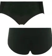 AMOSTYLEフリーダムショーツ Hikini サニタリー(レギュラー), ブラック, product image number 2