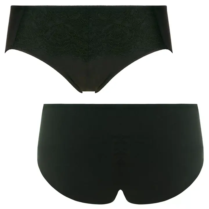 AMOSTYLEフリーダムショーツ Hikini サニタリー(レギュラー), ブラック, product image number 2