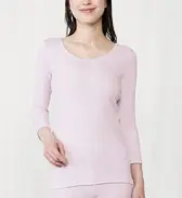 海底火山インナー5400 8分袖トップ【一部カラーSALE】, , model image number 2