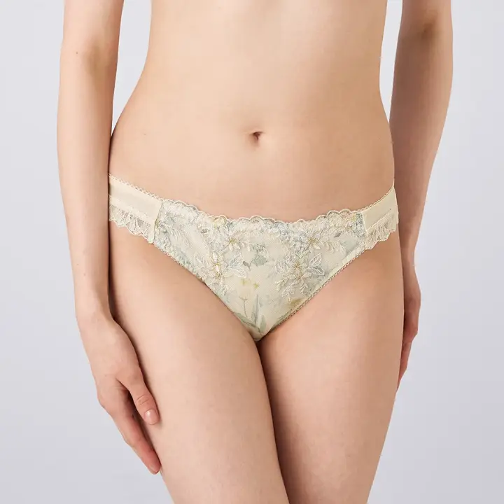 天使のブラ スリムライン644 ストリング, ホワイト, model image number 0