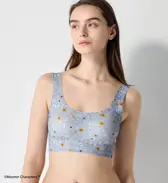 スロギー ゼロフィール ムーミン ハーフトップ, グリーン, model