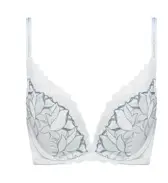 【SALE】夢みるブラ(R) DeepV シャインオブクリスタル, グレー, product image number 0