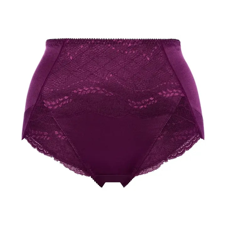 【SALE】トリンプ プレミアム ゴールドレーベル4004 はきこみ深めショーツ, パープル, product image number 0