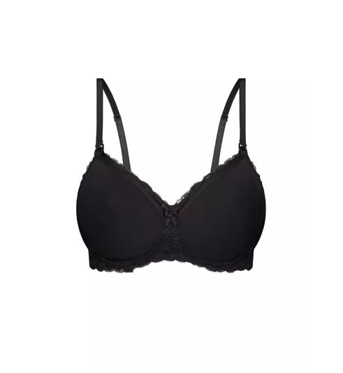 Triumph GORGEOUS MAMA LACE WIREFREE BRA - Black - Maternity