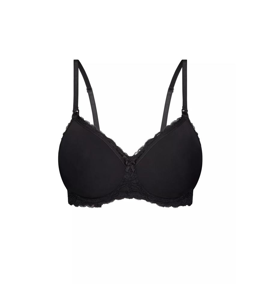 Triumph GORGEOUS MAMA LACE WIREFREE BRA - Black - Maternity