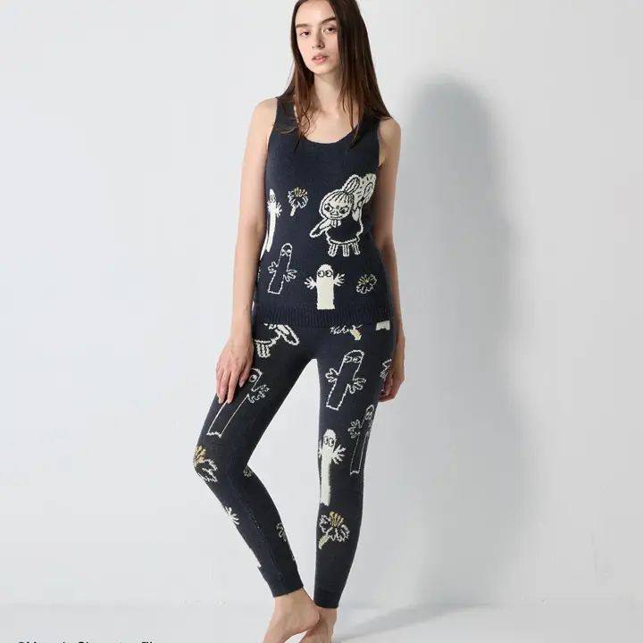 スロギーG073 ムーミン インナートップ, ブルー, model image number 2